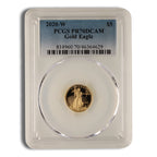 2022-W 1/10 oz Proof Gold Eagle $5 PCGS PR70