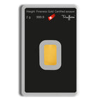 2 gram Gold Bar - Argor-Heraeus (Carded)