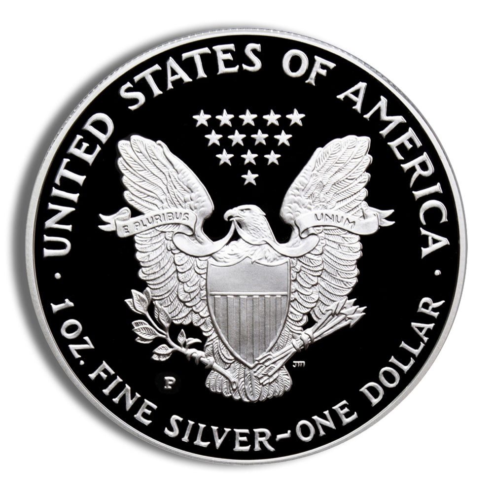1996-P Proof Silver Eagle with Box & COA