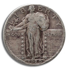 $1 FV 90% Silver Standing Liberty Quarters - Full Date