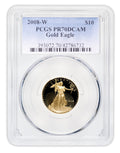 2008-W 1/4 oz Proof Gold Eagle $10 PCGS PR70