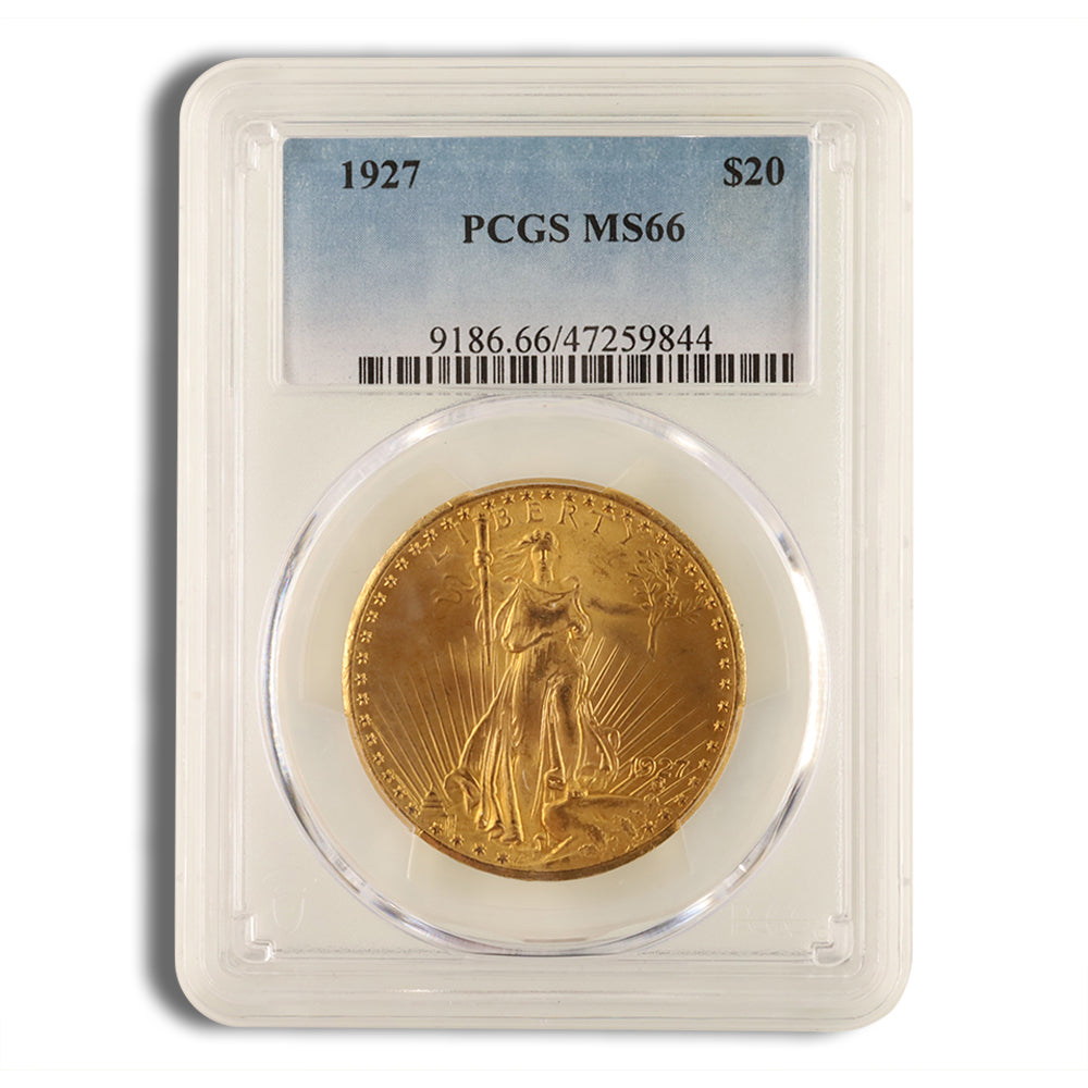 $20 Gold Saint-Gaudens Double Eagle - PCGS MS66