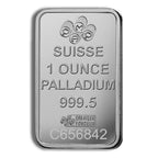 1 oz Palladium Bar - PAMP Fortuna (Carded)