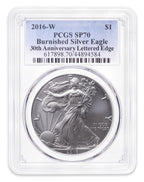 2016-W Burnished Silver Eagle PCGS SP70