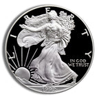 1992-S Proof Silver Eagle with Box & COA