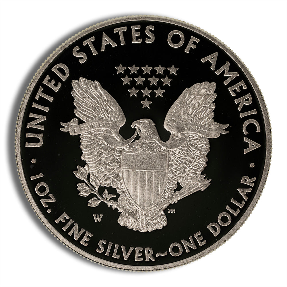 2014-W Proof Silver Eagle with Box & COA