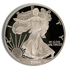 2004-W Proof Silver Eagle with Box & COA