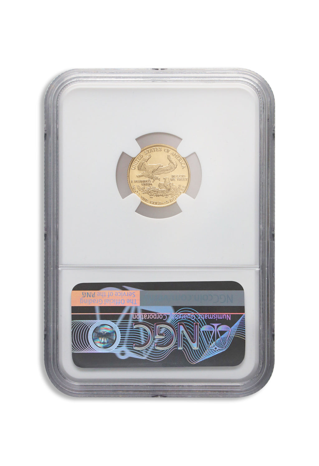 1989 1/10 oz Gold Eagle $5 NGC MS70