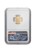 1989 1/10 oz Gold Eagle $5 NGC MS70