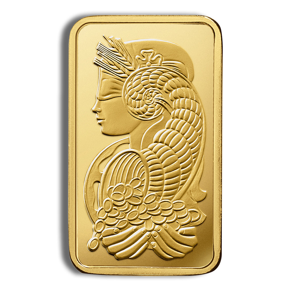 25 x 1 g Gold Bar - PAMP Multigram Gold Bar (Carded)