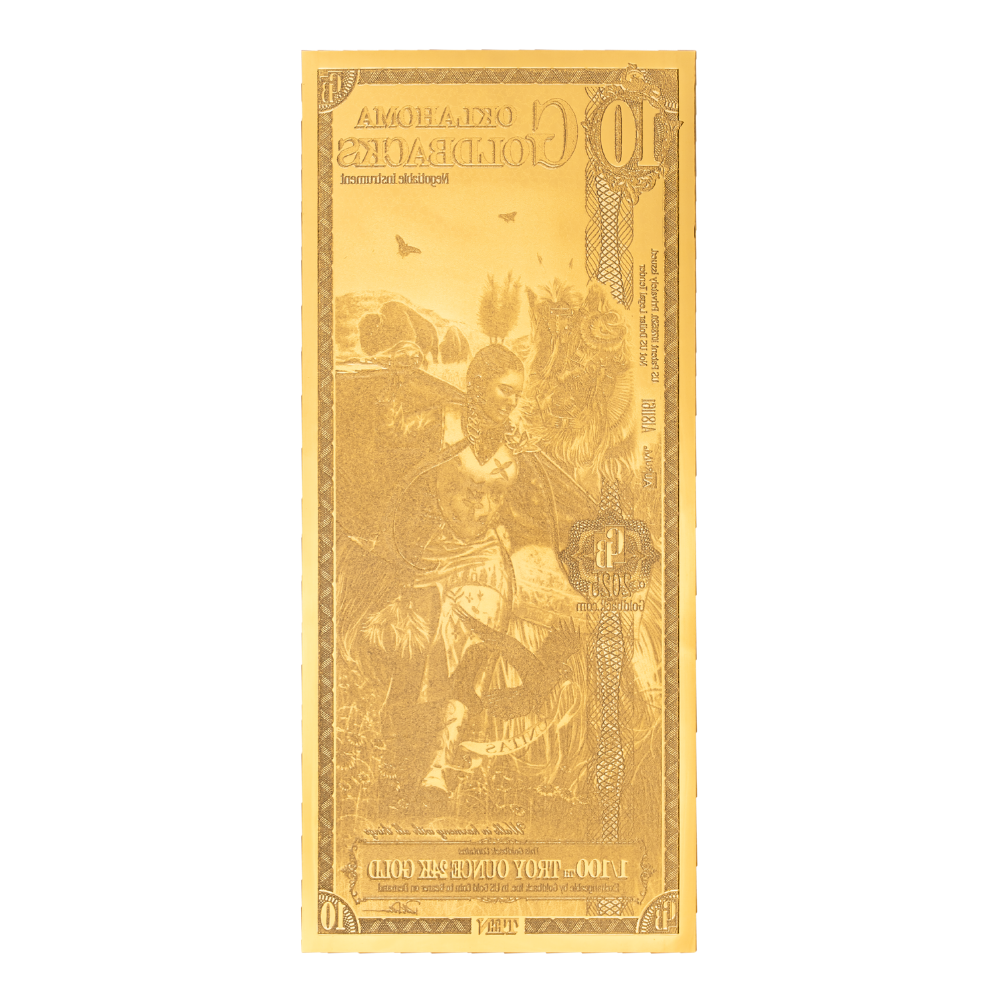 Oklahoma 10 Goldback