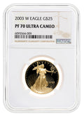2003-W 1/2 oz Proof Gold Eagle $25 NGC PF70