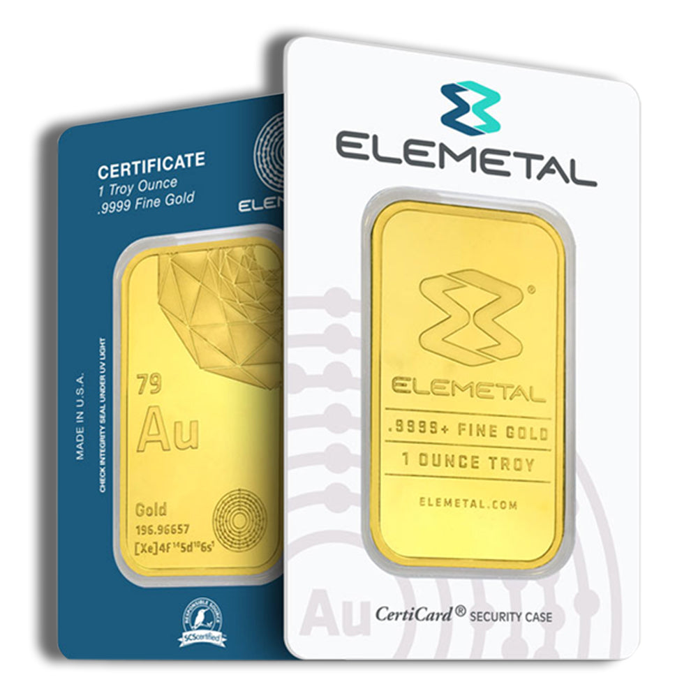 1 oz Gold Bar - Elemetal/OPM/Republic/APMEX/eBay