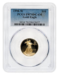 1998-W 1/4 oz Proof Gold Eagle $10 PCGS PR70