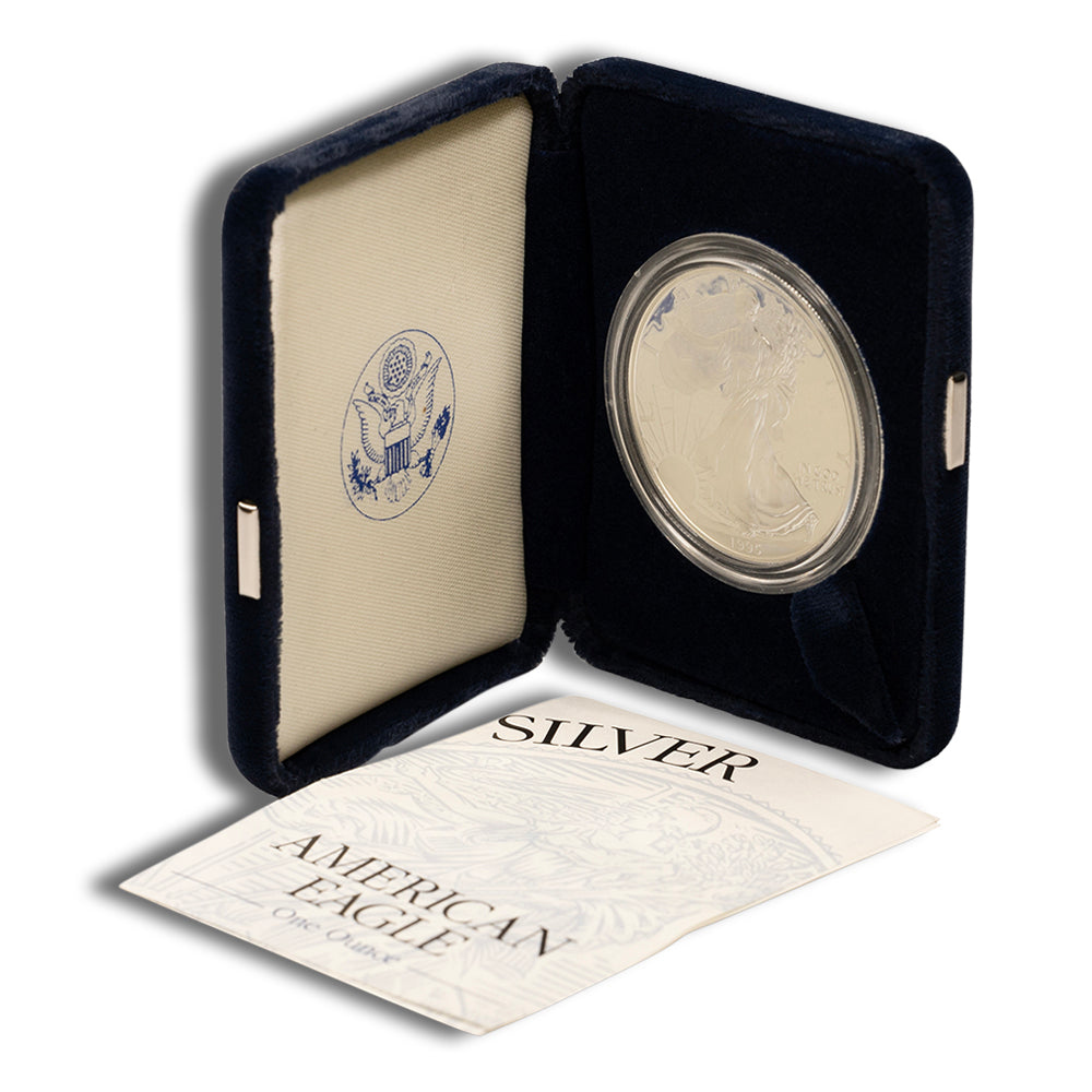 1998-P Proof Silver Eagle with Box & COA