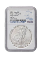 2021 Silver Eagle NGC MS70 Early Releases (Type 1)
