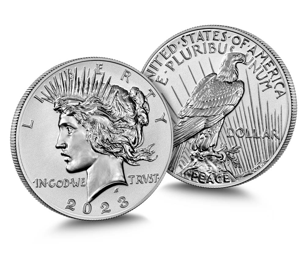 2023-S Morgan & Peace Dollar Two-Coin Reverse Proof Set