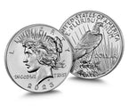 2023-S Morgan & Peace Dollar Two-Coin Reverse Proof Set