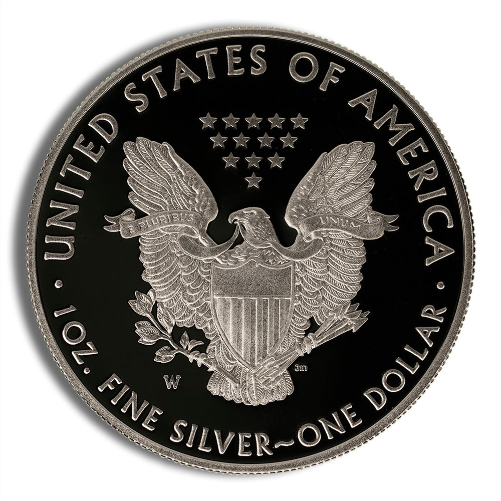2007-W Proof Silver Eagle with Box & COA