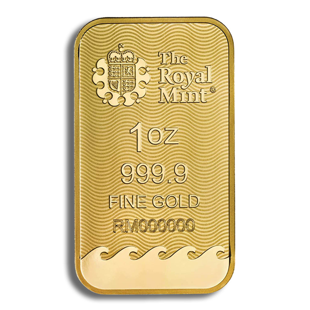 1 oz Gold Bar - Britannia (Carded)