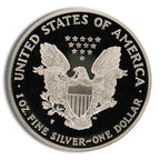 1995-P Proof Silver Eagle with Box & COA