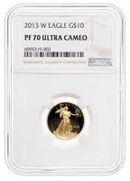 2013-W 1/4 oz Proof Gold Eagle $10 NGC PF70