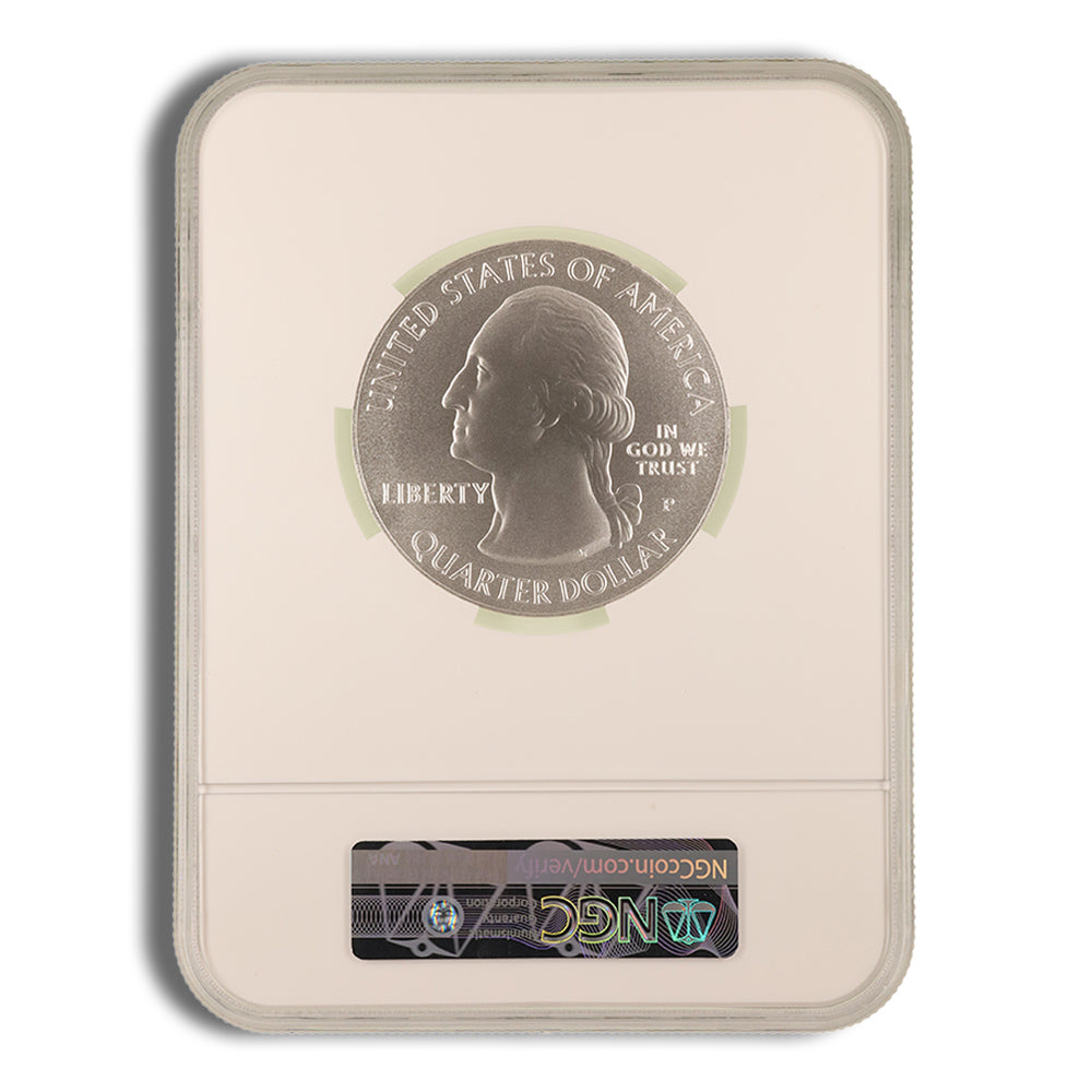 2010-P 5 oz ATB Yellowstone Silver Coin NGC SP70