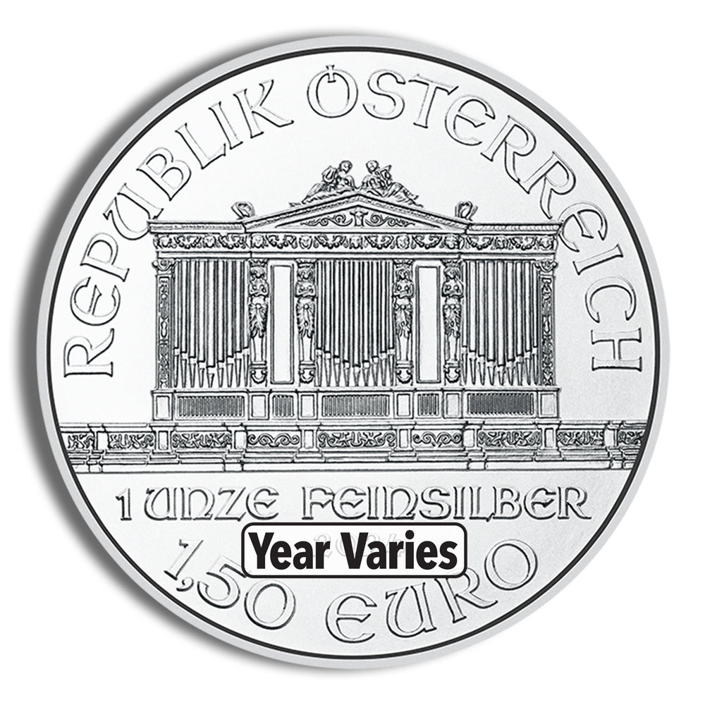 1 oz Austrian Silver Philharmonic (Year Varies)