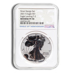 2021-S Reverse Proof Silver Eagle NGC PF70 - Type 2