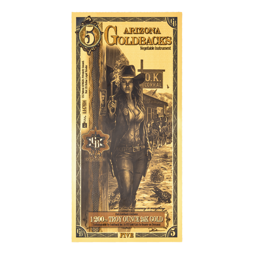 Arizona 5 Goldback