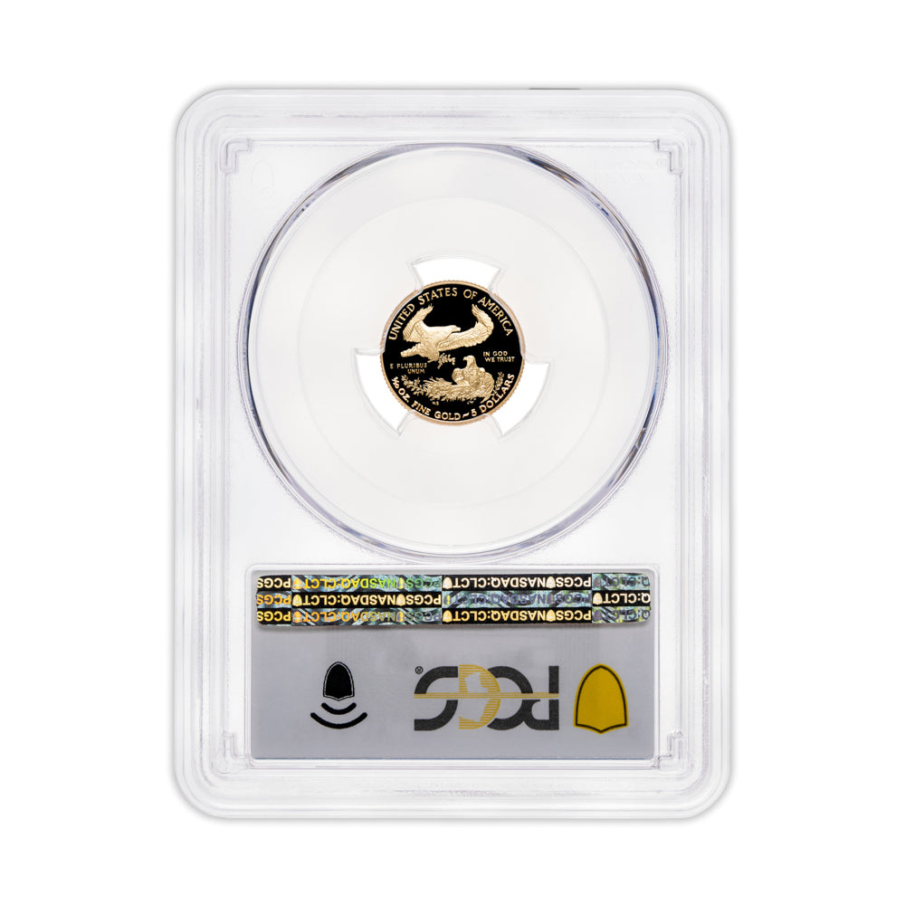 2007-W 1/10 oz Proof Gold Eagle $5 PCGS PR70