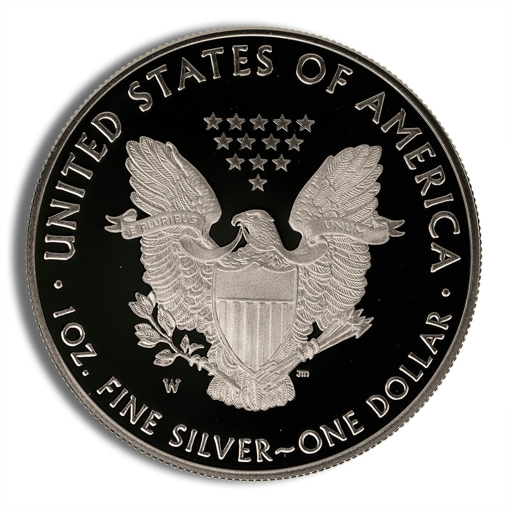 2018-W Proof Silver Eagle with Box & COA