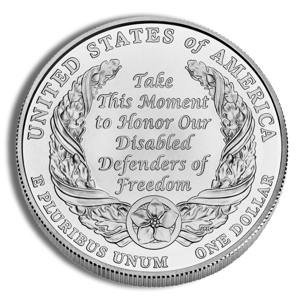 2010-W $1 Disabled Veterans Silver Commem - BU