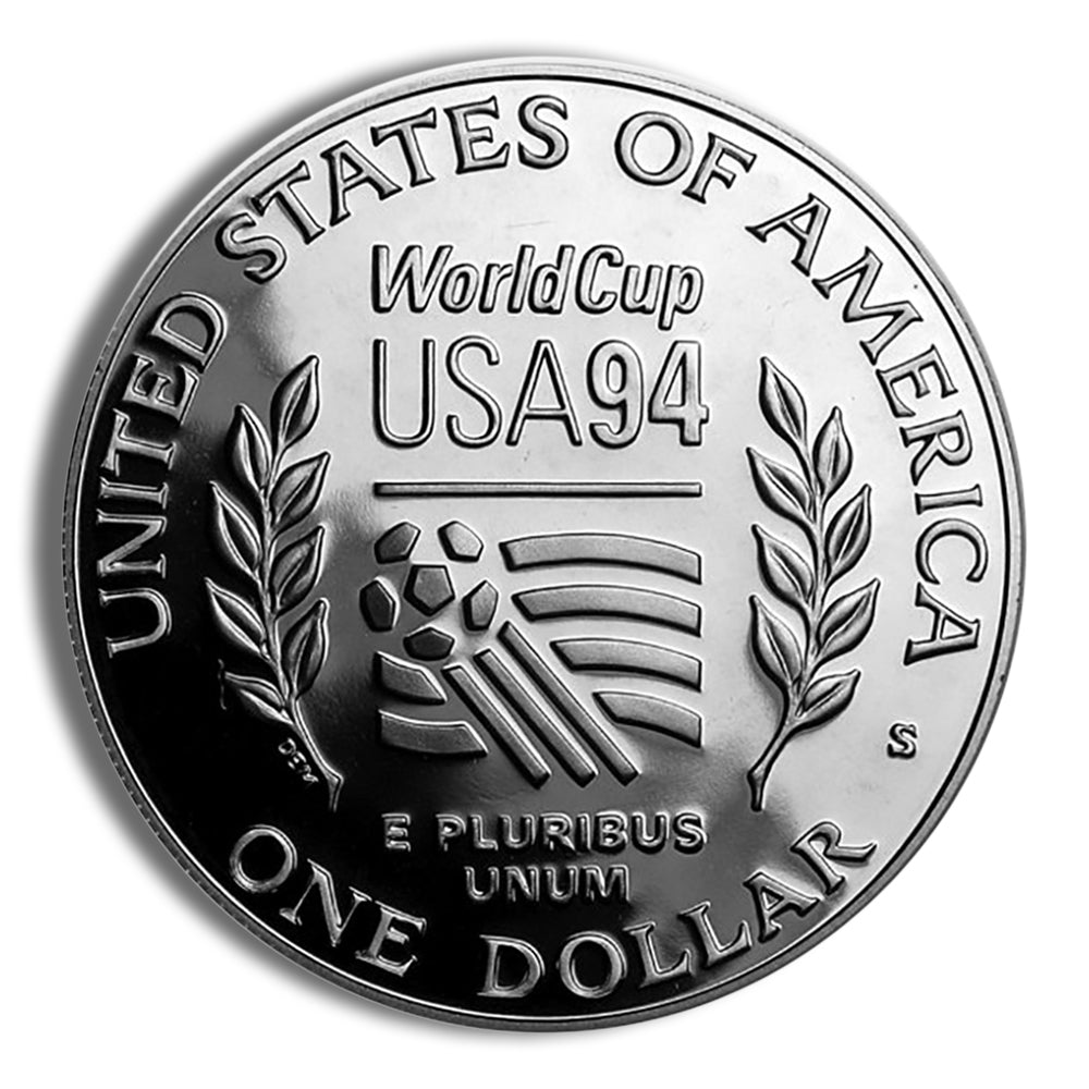 1994-D $1 World Cup Silver Commem - BU
