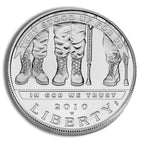 2010-W $1 Disabled Veterans Silver Commem - BU