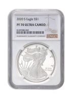 2020-S Proof Silver Eagle NGC PF70