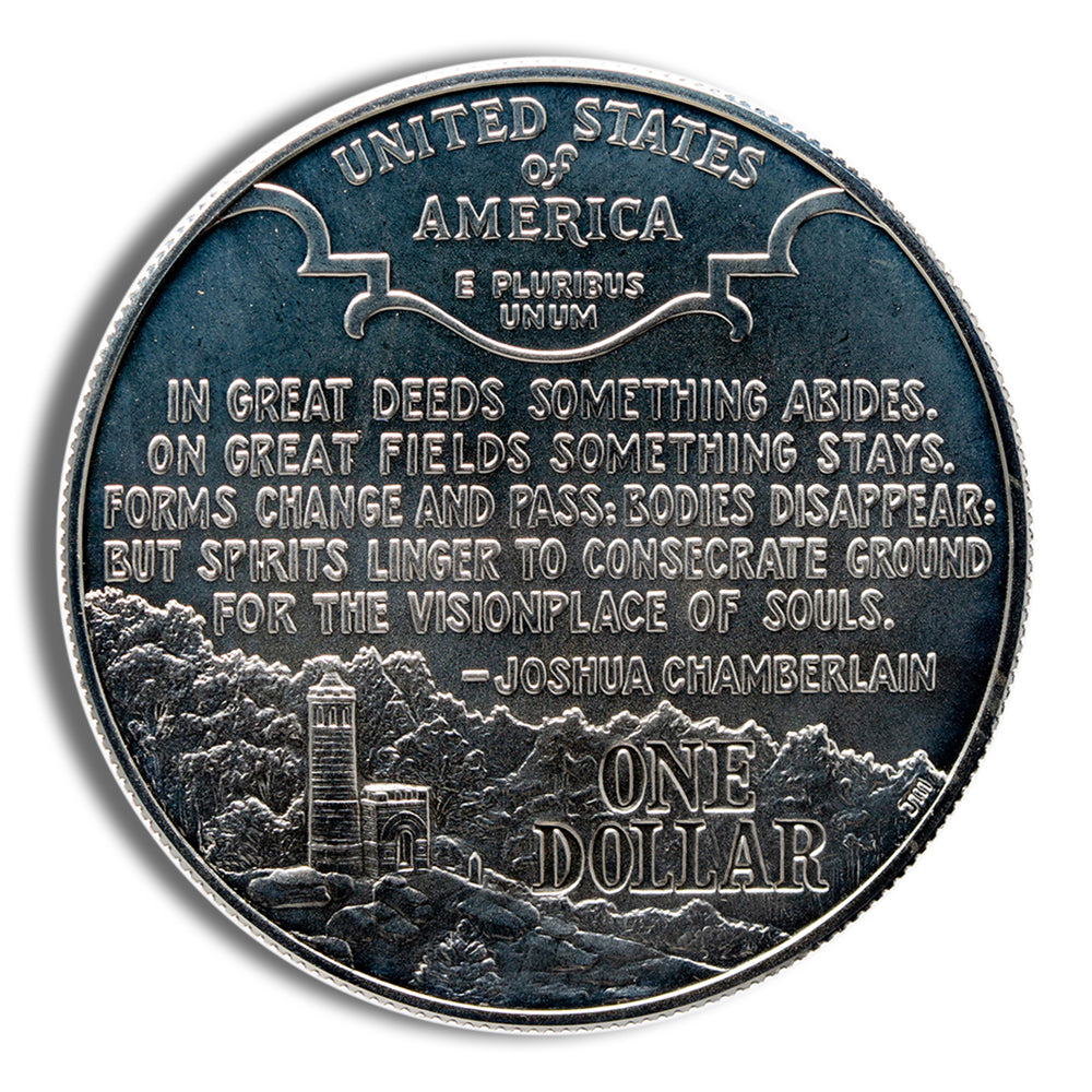 1995-P $1 Civil War Silver Commem - BU
