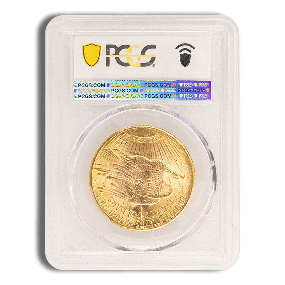 $20 Gold Saint-Gaudens Double Eagle - PCGS MS63