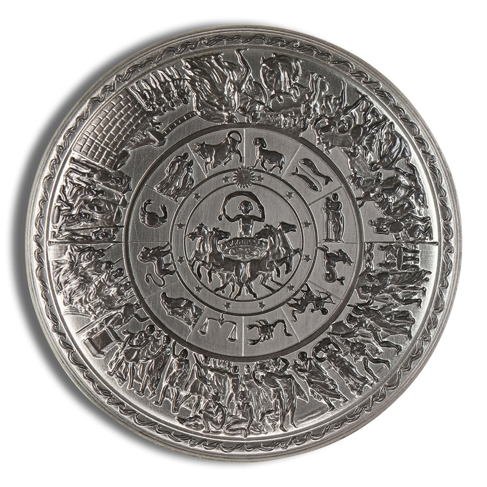Kilo Silver South Korea Shield of Achilles Stacker