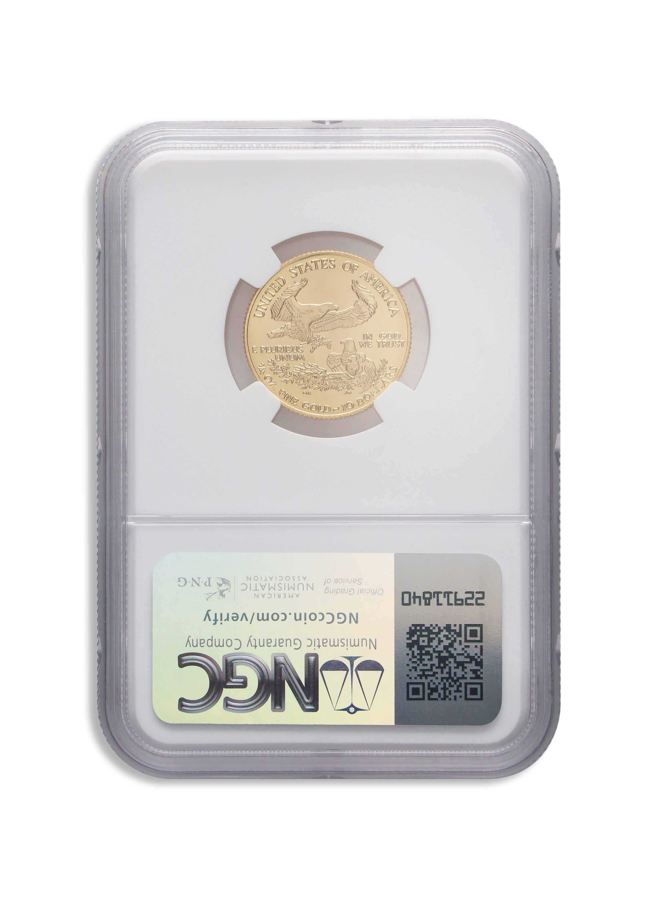 1996 1/4 oz Gold Eagle $10 NGC MS70