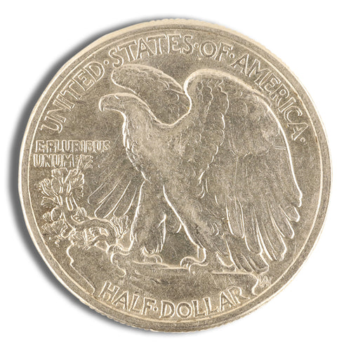$1 FV 90% Silver Walking Liberty Half Dollars - XF/AU