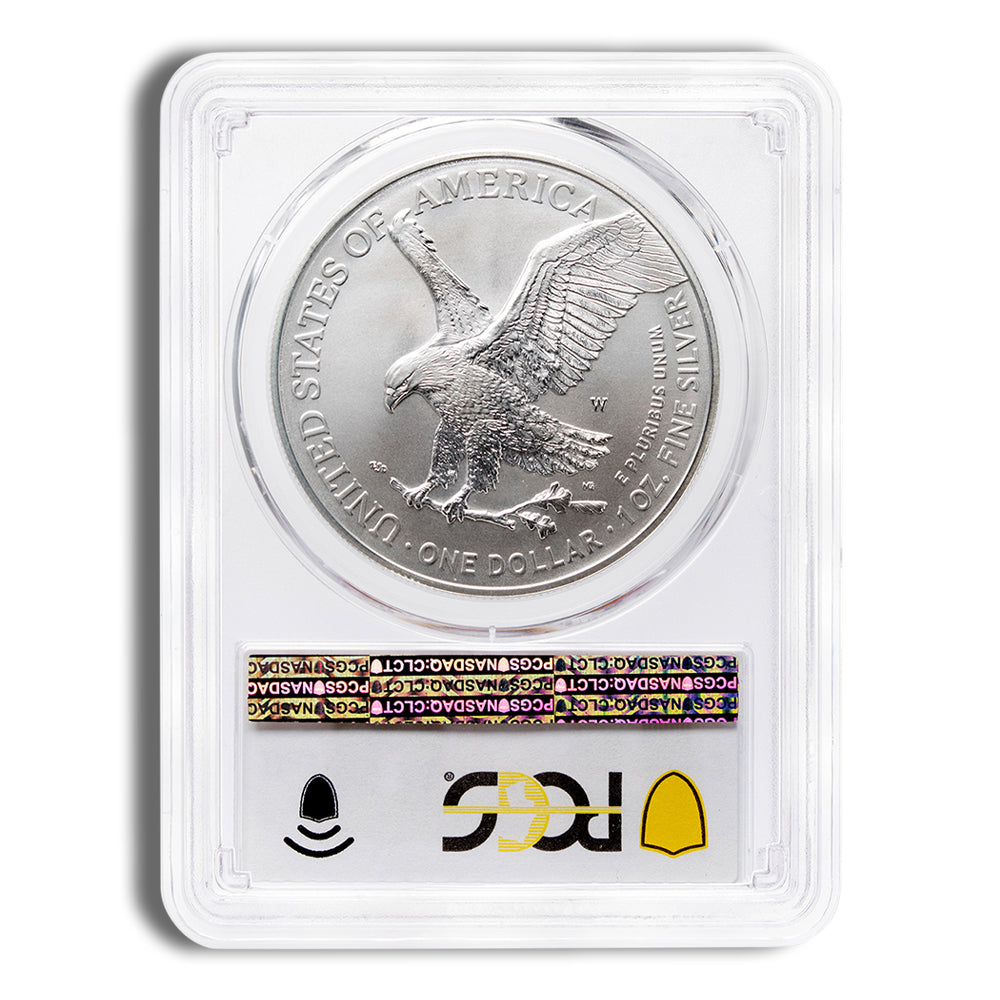 2021-W Burnished Silver Eagle PCGS SP70 (Type 2)