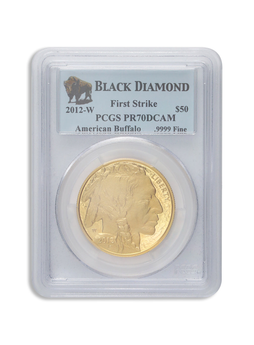 2012-W $50 Proof Gold Buffalo PCGS PR70 First Strike