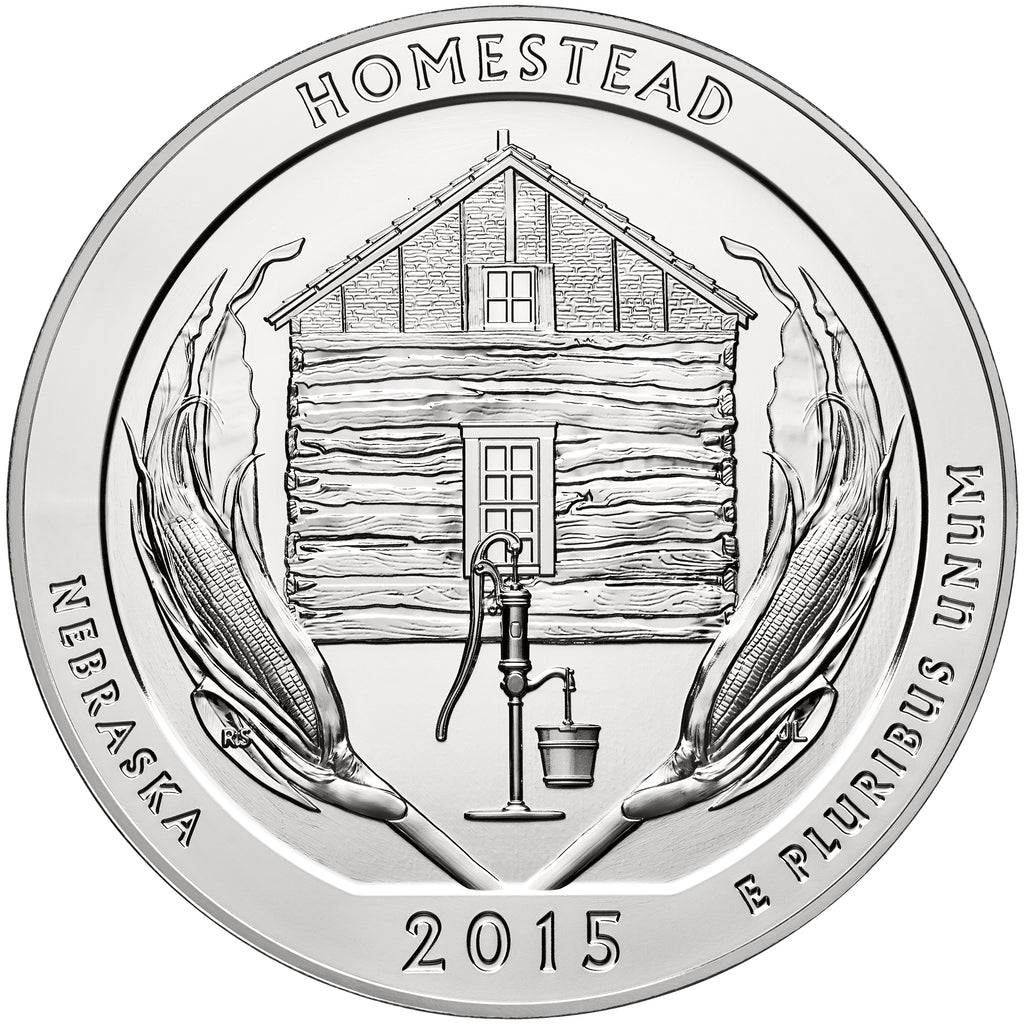 2015 5 oz ATB Homestead Silver Coin - BU