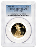 2005-W 1/2 oz Proof Gold Eagle $25 PCGS PR70