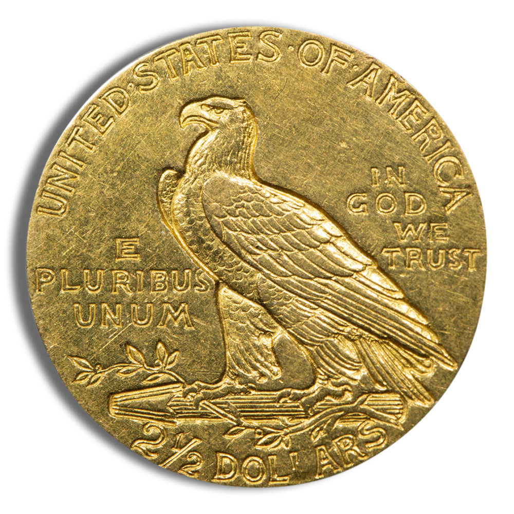 $2.5 Gold Indian Quarter Eagle - Cleaned/Low Grade