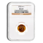 $2.5 Gold Liberty Quarter Eagle - NGC MS64