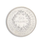 France Silver 50 Francs Hercules - 1974-1980