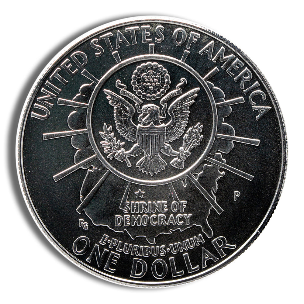 1991-P $1 Mt. Rushmore Silver Commem - BU