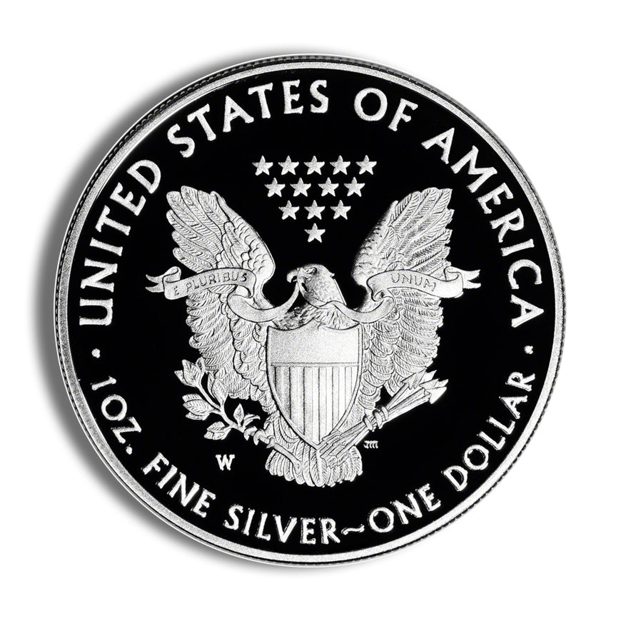 2017-W Proof Silver Eagle with Box & COA